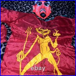 VTG Collegeville Devil Halloween Costume with Mask & Outfit Original Box 60s 70s
