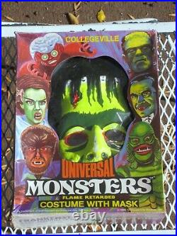 VTG Collegeville Frankenstein Halloween Costume RARE Universal Monsters Unworn