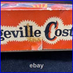 VTG Collegeville Indian Halloween Costume Mask Chief Head Child Sz M 8-10 Box