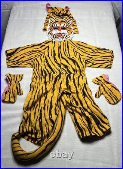 VTG Collegeville Ling Tiger Mask Handmade Halloween Costume Suit Ringling Bros