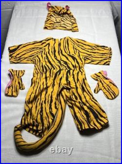 VTG Collegeville Ling Tiger Mask Handmade Halloween Costume Suit Ringling Bros