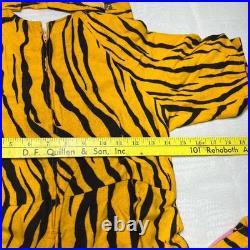 VTG Collegeville Ling Tiger Mask Handmade Halloween Costume Suit Ringling Bros