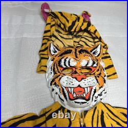 VTG Collegeville Ling Tiger Mask Handmade Halloween Costume Suit Ringling Bros