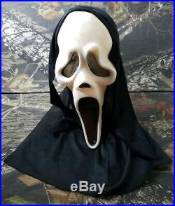 VTG Fearsome Faces Original Scream 2 Mask Fun World DIV Fantastic Glows Stretch