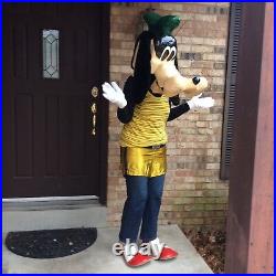 VTG Goofy HALLOWEEN Costume Head Mask Disney Professional Life Size
