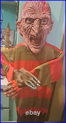 VTG Halloween Decoration Freddy Krueger Hanging 6' 5 Tall Nightmare on Elm St