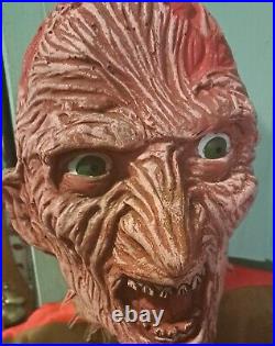 VTG Halloween Decoration Freddy Krueger Hanging 6' 5 Tall Nightmare on Elm St