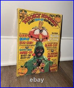 VTG Kooky Spooks Giant Blow Up Halloween Costume WUNKIN PUNKIN 1980 Sealed RARE