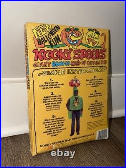 VTG Kooky Spooks Giant Blow Up Halloween Costume WUNKIN PUNKIN 1980 Sealed RARE