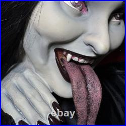 VTG RARE VAMPIRESS HEAD CLINGER Mario Chiodo Studios Halloween Costume with Box