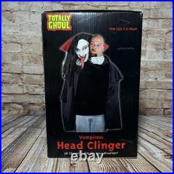 VTG RARE VAMPIRESS HEAD CLINGER Mario Chiodo Studios Halloween Costume with Box