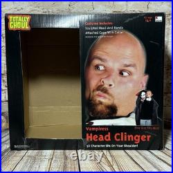 VTG VAMPIRESS HEAD CLINGER Mario Chiodo Studios Halloween Costume with Box
