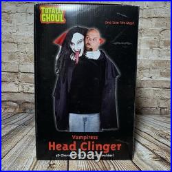 VTG VAMPIRESS HEAD CLINGER Mario Chiodo Studios Halloween Costume with Box
