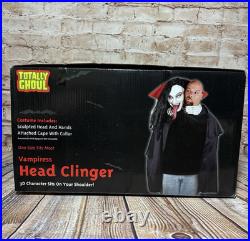 VTG VAMPIRESS HEAD CLINGER Mario Chiodo Studios Halloween Costume with Box