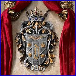 Vampire Count Dracula Coat of Arms Shield Gothic Sculpture Vlad the Impaler