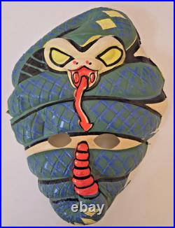 Very RARE 1962 Ben Cooper Magic Glo Rattles the Snake Man #888 Costume withbox
