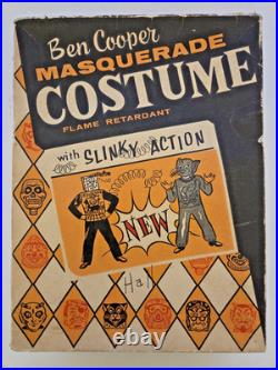 Very Rare Vintage 1950s Ben Cooper Slinky the Elephant Costume withintact slinky