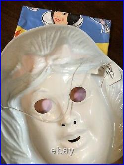 Very Rare Vintage Ben Cooper Walt Disney Snow White 1980s Costume with Mask Box