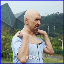 Very realistic soft silicone mask realistic old people soft silicone mask LNN-1