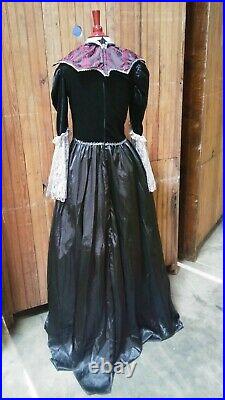 Victorian Trading Co Vampire of Versailles Black Halloween Costume Ball Gown SM