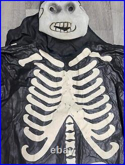 Vintage 1920's-1930's Halloween Skeleton Masquerade Costume Youth Large (12-14)