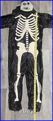 Vintage 1920's-1930's Halloween Skeleton Masquerade Costume Youth Large (12-14)