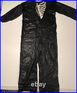 Vintage 1920s-1930s Kids Skeleton Masquerade Halloween Costume Decoration RARE