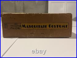 Vintage 1920s-1930s Kids Skeleton Masquerade Halloween Costume Decoration RARE