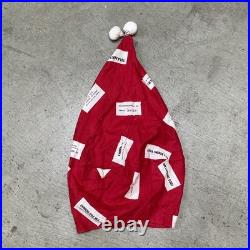 Vintage 1950s Adult Red Clown Costume with Cap