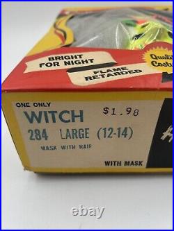 Vintage 1950s Collegeville Costumes witch Halloween costume Withbox large 284 Vintage 1950s Collegeville Costumes witch Halloween costume Withbox large 284