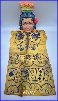 Vintage 1950s HALCO Gypsy Girl Masquerade Costume Mask w Box Halloween