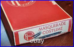 Vintage 1950s Halco Superb Brand Childs Plastic/ Rubber Masquerade Devil Costume