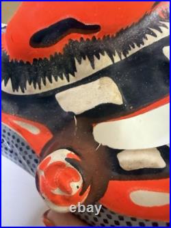Vintage 1950s Halloween Mask Costume In box Collegeville HOBO Sm 4-6 AS-IS READ
