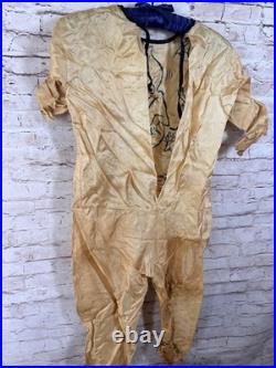 Vintage 1950s Halloween mask GHOST Costume In box Collegeville AS-IS READ
