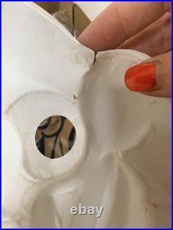Vintage 1950s Halloween mask GHOST Costume In box Collegeville AS-IS READ