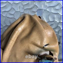 Vintage 1950s Latex pretty Woman Mask Headpiece Eyelashes Hat Halloween
