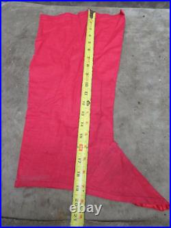 Vintage 1950s Santa Suit Coat Pants Boot Covers Hat Lightweight Vintage 1950s Santa Suit Coat Pants Boot Covers Hat Lightweight
