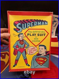 Vintage 1950s Superman The Official Play Suit by Ben Cooper