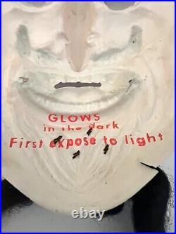 Vintage 1960s Ben Cooper Devil Costume with Glow In The Dark Mask