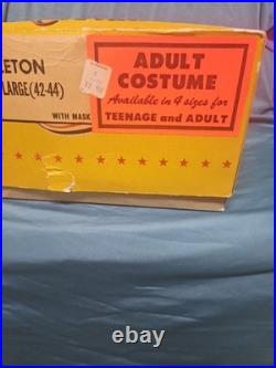 Vintage 1960s Collegeville Adult Size Large 42-44 Halloween Costume With Mask