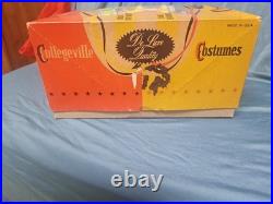 Vintage 1960s Collegeville Adult Size Large 42-44 Halloween Costume With Mask