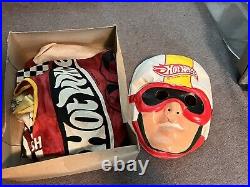 Vintage 1960s Collegeville HOTWHEELS Halloween Costume & Mask with Box