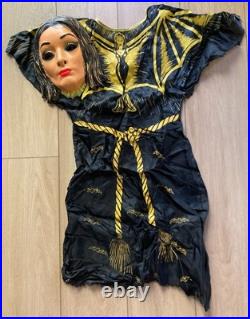 Vintage 1965 Addams Family Morticia Halloween Costume/ Ben Cooper /Medium