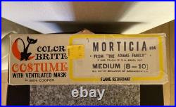 Vintage 1965 Addams Family Morticia Halloween Costume/ Ben Cooper /Medium