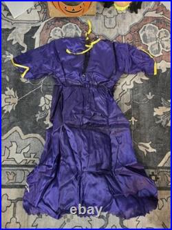 Vintage 1965 Addams Family Morticia Halloween Costume/ Ben Cooper /Medium