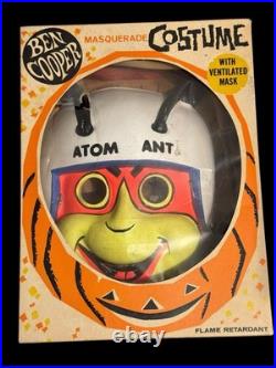 Vintage 1965 Ben Cooper ATOM ANT Masquerade Halloween Costume Complete with Box