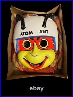 Vintage 1965 Ben Cooper ATOM ANT Masquerade Halloween Costume Complete with Box