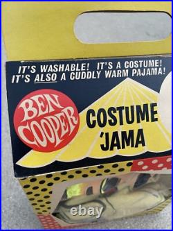 Vintage 1965 Ben Cooper Costume'Jama Pajamas TOPO GIGIO Mouse IN BOX Tiny Tot