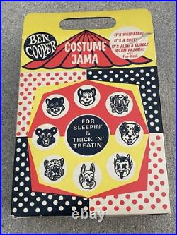 Vintage 1965 Ben Cooper Costume'Jama Pajamas TOPO GIGIO Mouse IN BOX Tiny Tot