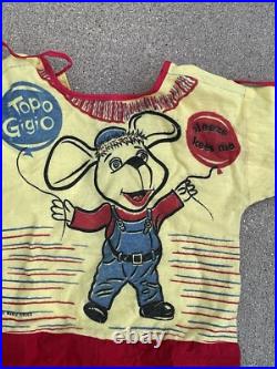 Vintage 1965 Ben Cooper Costume'Jama Pajamas TOPO GIGIO Mouse IN BOX Tiny Tot